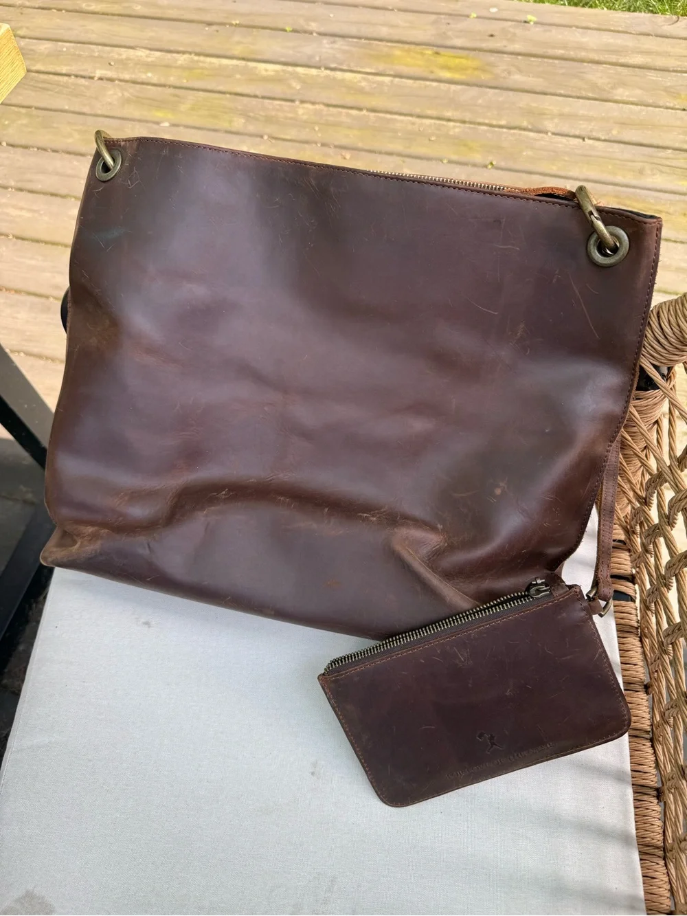 Baseballism Glove Leather Meghan Hobo Bag